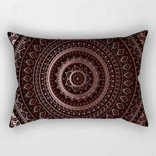 Load image into Gallery viewer, Beauty mandala  pattern pillow cases  rectangle bedroom pillow cases high quality thick  travel pillow cover size 50*30cm
