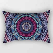 Load image into Gallery viewer, Beauty mandala  pattern pillow cases  rectangle bedroom pillow cases high quality thick  travel pillow cover size 50*30cm
