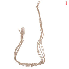 Load image into Gallery viewer, Pot holder macrame plant hanger hanging planter basket jute braided rope craft
