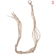 Load image into Gallery viewer, Pot holder macrame plant hanger hanging planter basket jute braided rope craft
