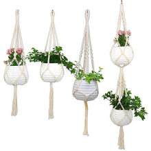 Load image into Gallery viewer, Macrame Plant Hanger Indoor Outdoor Hanging Planter Basket
