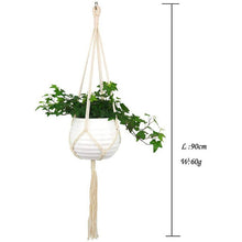 Load image into Gallery viewer, Macrame Plant Hanger Indoor Outdoor Hanging Planter Basket
