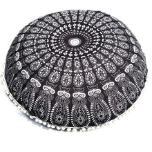 Load image into Gallery viewer, Indian Mandala Pillows Round Bohemian Home Pillows Cover Case Decorative Pillows For Home Living Seat Cover Home Textile
