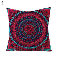 Load image into Gallery viewer, Bohemian Mandala Linen Throw Pillow Case Cushion Cover Home Bed Sofa Car Decor
