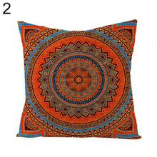 Load image into Gallery viewer, Bohemian Mandala Linen Throw Pillow Case Cushion Cover Home Bed Sofa Car Decor
