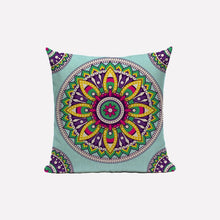 Load image into Gallery viewer, Throw Pillow Case Cotton Retro Mandala Pillowcase Moroccan Boho Decorative 45*45 40*40 Bohemian Yellow fur Linen Cushion Cover
