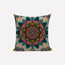 Load image into Gallery viewer, Throw Pillow Case Cotton Retro Mandala Pillowcase Moroccan Boho Decorative 45*45 40*40 Bohemian Yellow fur Linen Cushion Cover

