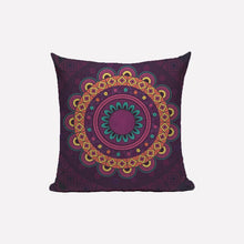 Load image into Gallery viewer, Throw Pillow Case Cotton Retro Mandala Pillowcase Moroccan Boho Decorative 45*45 40*40 Bohemian Yellow fur Linen Cushion Cover

