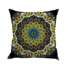 Load image into Gallery viewer, 45x45cm Bohemia Geometric Pattern Linen Pillowcase Home Office Throw Decorative Pillows Soft Warm Mandala Pillow Case
