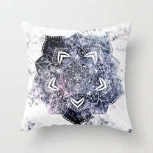 Load image into Gallery viewer, 45*45CM pillow case Ethnic wind mandala peach leather printed pillowcase Square decorative pillowcase
