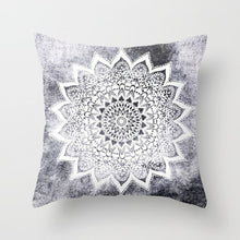 Load image into Gallery viewer, 45*45CM pillow case Ethnic wind mandala peach leather printed pillowcase Square decorative pillowcase
