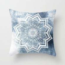 Load image into Gallery viewer, 45*45CM pillow case Ethnic wind mandala peach leather printed pillowcase Square decorative pillowcase
