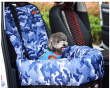 Load image into Gallery viewer, Pets Travel Car Seat Universal Vehicle Armrest Box Pet Carrier Seat Nonslip Quilted Pet Carrier for Cats &amp;Dogs Outdoor Travel
