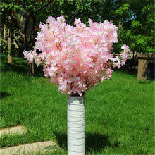 Load image into Gallery viewer, Silk Cherry Blossom Simulation Fake Flower Bouquet Artificial Cherry Tree for  Hotel Scenic Landscape DIY Wedding Decoration
