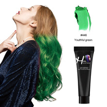 Load image into Gallery viewer, Punk Style Fashion Salon Hair Dye Cream Silver Grey Blue Red Green Color Dye Products Hair Dye Permanent Not Hurt Hair Fast
