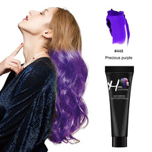 Load image into Gallery viewer, Punk Style Fashion Salon Hair Dye Cream Silver Grey Blue Red Green Color Dye Products Hair Dye Permanent Not Hurt Hair Fast
