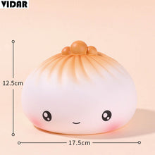 Load image into Gallery viewer, VIDAR Cute Cartoon Baozi Stuffed Bun Pan Fried Bao Shengjian Vinyl Piggy Box Coin Money Box Coin Bank Storage For Home Decor
