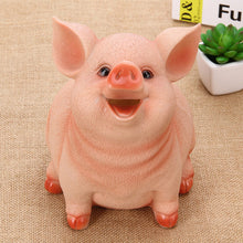 Load image into Gallery viewer, Piggy Bank Safe Money Box Alcancia Resin Craft Coin Pig Shaped Gifts Toy Kids skarbonka  Birthday Gift Coins Storage Box
