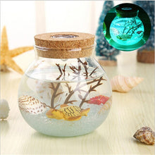 Load image into Gallery viewer, LED Night Lamp Romantic Sea Fish Stone Ocean Bottle Night Lights For Children Christmas Valentine's Day Gift Bedroom Decoration
