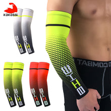 Load image into Gallery viewer, KoKossi 2PCS Sports Arm Compression Sleeve Basketball Cycling Arm Warmer Summer Running UV Protection Volleyball Sunscreen Bands
