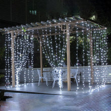 Load image into Gallery viewer, LED Christmas Light 220V EU Icicle waterfall Garland Fairy String Curtain Lights Outdoor For Party Wedding Bar New Year Decor
