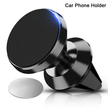 Load image into Gallery viewer, 360 Rotable Air Vent Magnetic Holder for Mobile Phone in Car GPS Navigation Universal Bracket Stand Magnet Car Phone Holder
