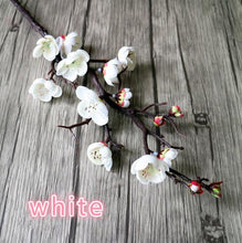 Load image into Gallery viewer, 3pcs Artificial Flowers Cherry Blossom Bridal Decor Flowers Bouquet Silk Fake Flowers Decoration Wedding Decorative DIY
