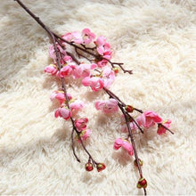 Load image into Gallery viewer, 3pcs Artificial Flowers Cherry Blossom Bridal Decor Flowers Bouquet Silk Fake Flowers Decoration Wedding Decorative DIY
