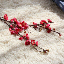 Load image into Gallery viewer, 3pcs Artificial Flowers Cherry Blossom Bridal Decor Flowers Bouquet Silk Fake Flowers Decoration Wedding Decorative DIY
