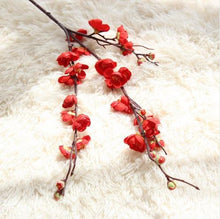 Load image into Gallery viewer, 3pcs Artificial Flowers Cherry Blossom Bridal Decor Flowers Bouquet Silk Fake Flowers Decoration Wedding Decorative DIY

