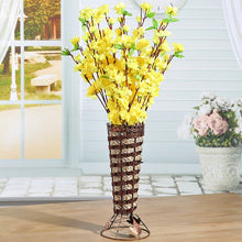Load image into Gallery viewer, Luyue 65cm 10Pcs/lot Artificial Peach Cherry Blossom Silk fake Flowers Home Wedding Simulation Flower Garland party Decoration
