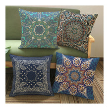 Load image into Gallery viewer, Thailand Decorative Cushion Cover Sofa , Meditation Pillowcase, Ethnic Buddism Floor Cushion, Boho Mandala Pillow Cases 45x45cm
