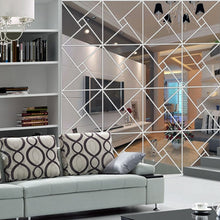 Load image into Gallery viewer, Acrylic DIY decorative mirror wall stickers environmentally friendly high-quality living room bedroom decorative mirror
