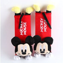 Load image into Gallery viewer, Yi KA 2pcs cute Cartoon Car Sefety Seat Belt cover Child isofix Seat belt Shoulder Pad Protection Plush Padding Auto Accessories
