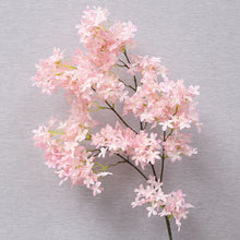 Load image into Gallery viewer, 90cm Large Artificial Flowers Cherry Plum Peach Blossom Plastic Long Stem Silk Flower Branch Fake Flower Wedding Home Decoration
