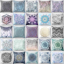 Load image into Gallery viewer, Creative design mandala  flowers pillow cases pretty floral pattern beauty square pillow case home pillow covers
