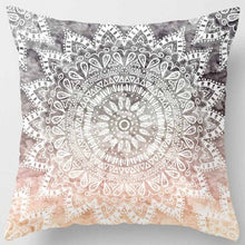 Load image into Gallery viewer, Creative design mandala  flowers pillow cases pretty floral pattern beauty square pillow case home pillow covers
