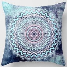 Load image into Gallery viewer, Creative design mandala  flowers pillow cases pretty floral pattern beauty square pillow case home pillow covers
