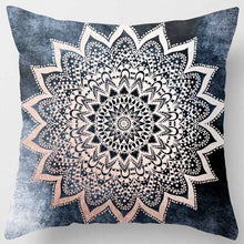 Load image into Gallery viewer, Creative design mandala  flowers pillow cases pretty floral pattern beauty square pillow case home pillow covers
