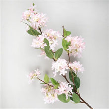 Load image into Gallery viewer, Foreign trade excellent product artificial lilac flower bridal bouquet cherry blossom silk fake flower wedding DIY home deco
